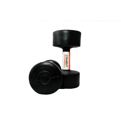 Гантели пластиковые пара LiveUp CEMENT DUMBELL