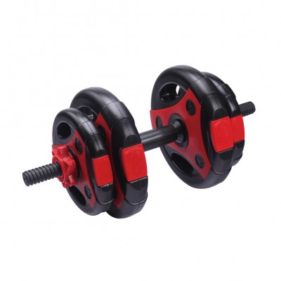 Гантель наборный пластиковый 10кг 1шт LiveUp CEMENT DUMBELL SET